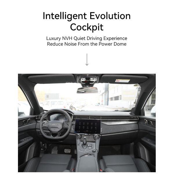 2024 Hot Sale Link Co 01 EMP/Link 05 PHEV High Speed 185 Km/h Hybrid Car Electric Adult Vehicle 3m Vehicle New Car