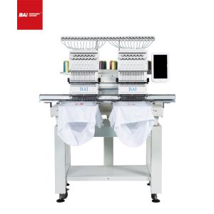BAI Two Head Embroidery Machines 12 Needles USB Connected