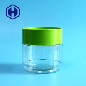 Leak Proof Bpa Free 438ml Round PET Can With Lid Food Packing