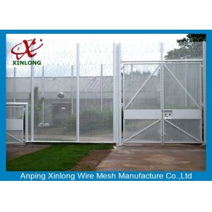 High Anti Corrosion Metal Security Fence Panels For School XLF-06