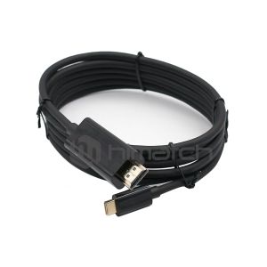 USB Type C Quick Charge Cable , HDMI Male Adapter Cable 2m For DLP Projector