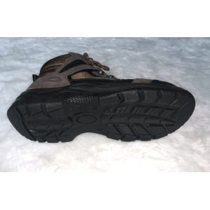 High Ankle Winter Army Safety Shoes Genuine Suede Leather Upper For Men