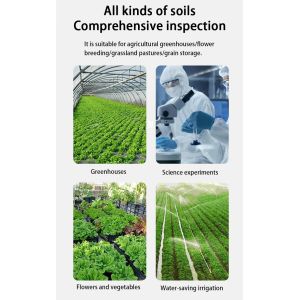 7 in 1 All-in-One Soil Moisture Temperature EC PH Sensor Probe for Planting