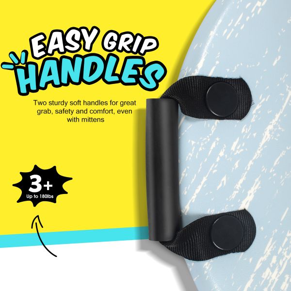 Experience Comfort and Durability with All Mountain Snow Sled Durable XPE Foam Material