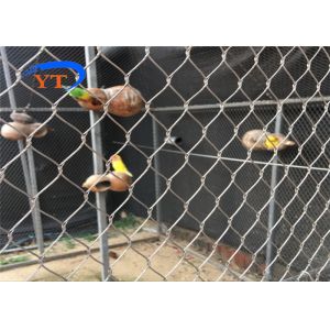 Cheap High Strength 1.6mm Stainless Steel Webnet Custom Stainless Steel Bird Netting for sale