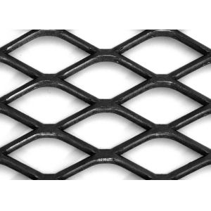 Flattened Expanded Metal Wire Mesh / Expanded Mesh Screen Wear Resistance