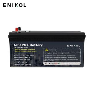 12V Lithium RV LiFePo4 Battery 240AH Home Storage System With MPPT Controller