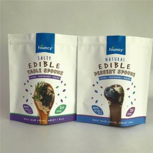 China Custom Accepted Matte Aluminum Foil Packaging Bags Cookie Bags on sale