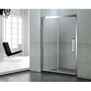 8 / 10 MM With Frames Shower Enclosures Tempered Glass With Stianless Steel