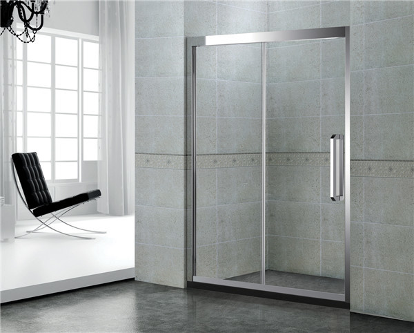 8 / 10 MM With Frames Shower Enclosures Tempered Glass With Stianless Steel