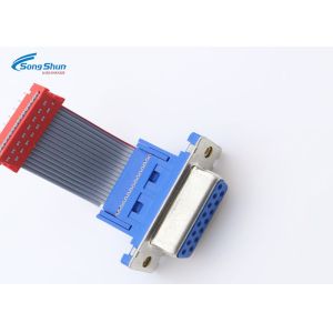 0.1 Meter Computer Ribbon Cable AMP215464 VGA D-Sub 9pin Male CD DVC HDD
