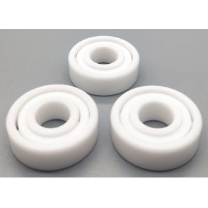 White ZrO2 7007 Angular Contact Roller Bearing