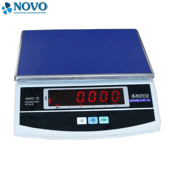Table Top Accurate Digital Scale Square Electronic Platform Low Battery