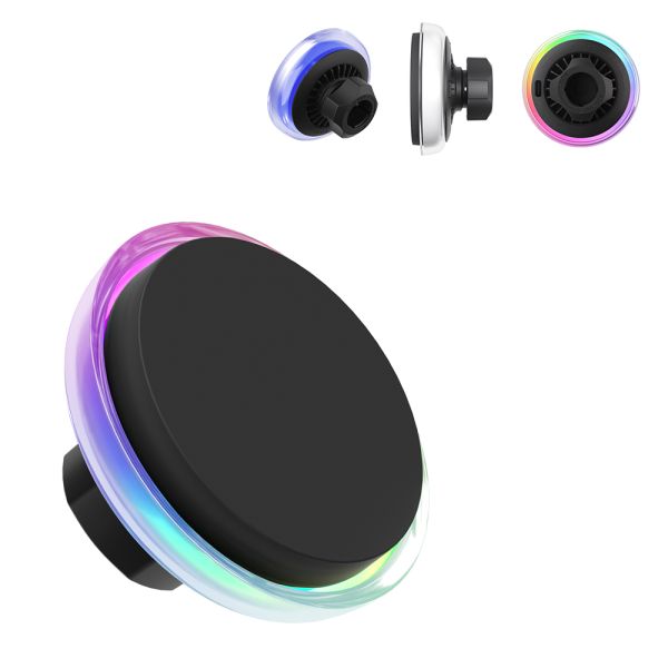 Customizable Lighting Modes Car Wireless Charger With Strong Magnetic Suction