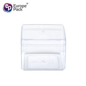 PS disposable clear plastic rectangular food container / candy box / container