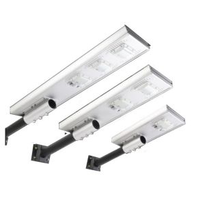 Rainproof All In One LED Solar Street Light With Pole , Highway Street Lights