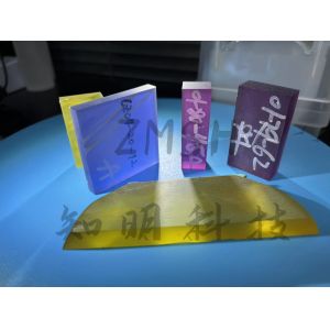 Laser Part Synthetic Blue Sapphire Crystal Ruby Al2O3 Single Crystal For