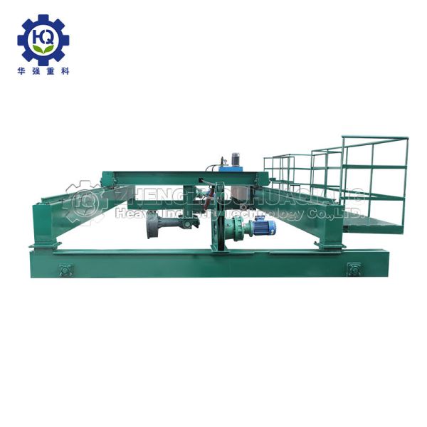 Double Screws Groove Compost Turning Machine for Organic Materials Fermentation
