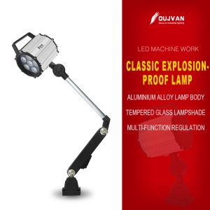 Industrial LED IP65 Swing Arm Work Lamp Precise Positioning For Warehouse And