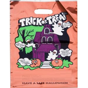 OXO biodegradable heat seal clothing shopping carrier packaging die cut handle