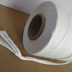 China Low Smorking White FR PP Filler Yarn Flame Resistance For Cable Filling Material on sale