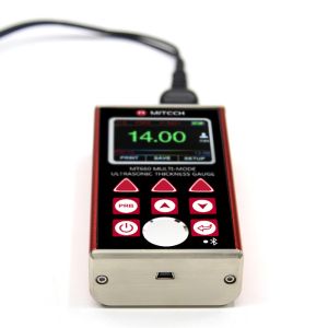 Adjustable Backlight Steel Thickness Gauge With Internal Bluetooth Module MT660