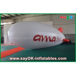 5m Floating Advertising Inflatable Balloon Helium Airplane Zeppelin For