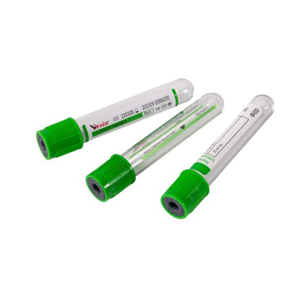 Lithium Heparin Plasma Collection Tube (5ml/6ml, Glass or PET) / Lithium Heparin