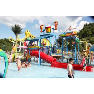 Customized Mini Aqua Park Equipment Kids' Water Playground With Aqua House