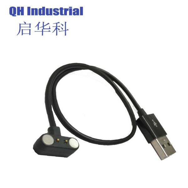 Quality 2Pin Chinese Manufacturer Battery Double-End Magnetic Pogo Pin  Pogo Pin Connectors For Smart Watch wholesale
