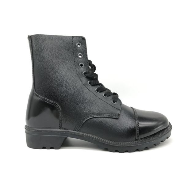 Pointed Toe Burnished Leather Boots , Womens Steel Toe Work Boots Size