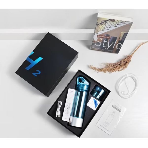 Portable Nano High Hydrogen Rich Water Generator Bottle Pure H2 Maker Ionizer