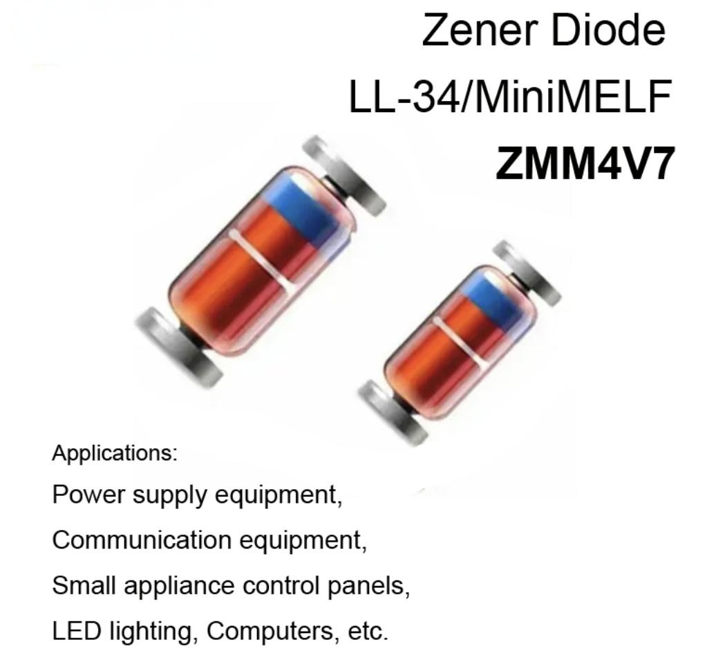 ZMM4V7 LL-34/MiniMELF Zener Diode 500mw Zener Diode Manufacturer