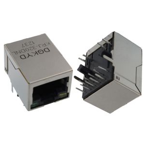 10 Pin Receiver Filter RJ45 jack with internal isolation transformer 1000 BASE