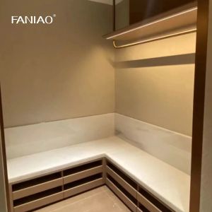 Custom Wooden Closet Hotel Wardrobe with DTC Hardware and Plywood