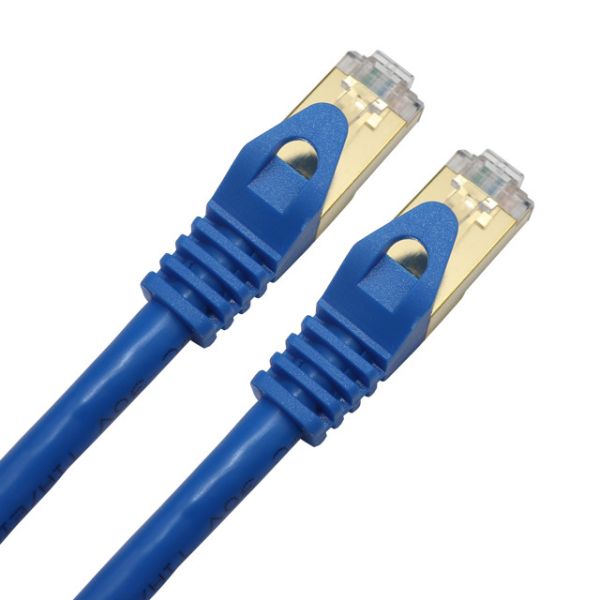 26AWG 48Gbps Cat8 BLUE Oxygen Free Copper Ethernet Cable Network Cable 40Gbps