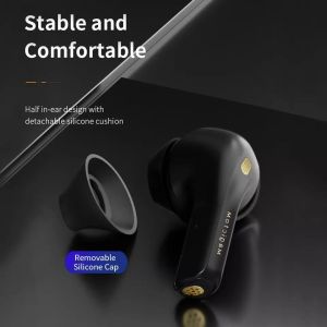 IPX5 waterproof Noise Cancelling Bluetooth Earbuds With Wireless Charging Case