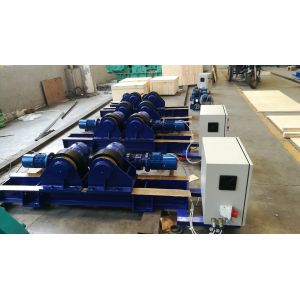 2800mm Adjustable 10T Pipe Welding Vessel Rollers With PU Wheel