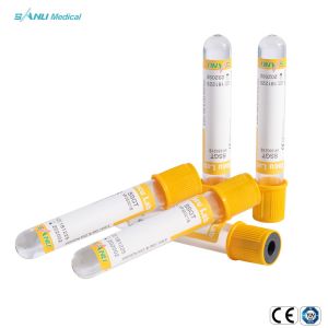 4ml Plastic Blood Collection Tubes Yellow Top SST Tube for serum determinations