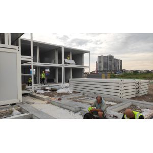 Apartment Units Flat Pack Container House Prefabricated Prefab Living Cabins