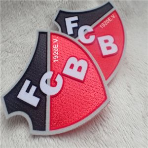 Durable And Washable Custom Clothing Patches Irregular Shield Plush Chromaticall
