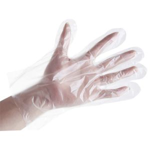 Food Handing Disposable Plastic Embossed PE Gloves