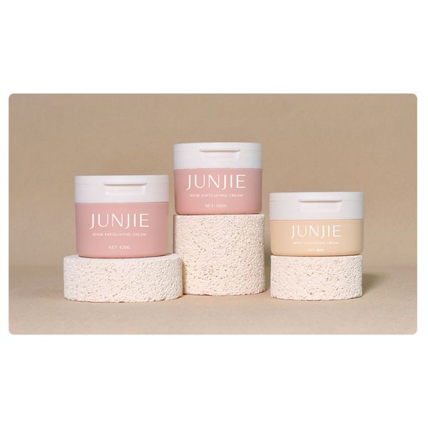 Plastic PP Jar 80ml 100ml 120ml Round Cosmetic Packaging For Face Cream With Customized Logo