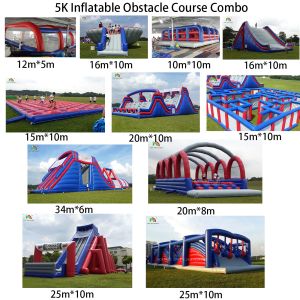 Large Inflatable Obstacle Irregular Platform Levels
