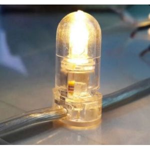 2019 IP 65 warm white PVC crystal Wire DC 12V clip light/ 200leds fairy light