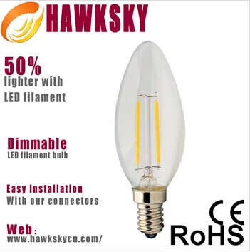 Quality Factory Wholesale C35 E26/E27 Dimmable Light Bulb Filament wholesale