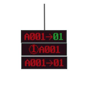 Cheap OEM Hang Up/Wall Mount Dot Matrix LED Counter Display Unit For Queue Management System for sale