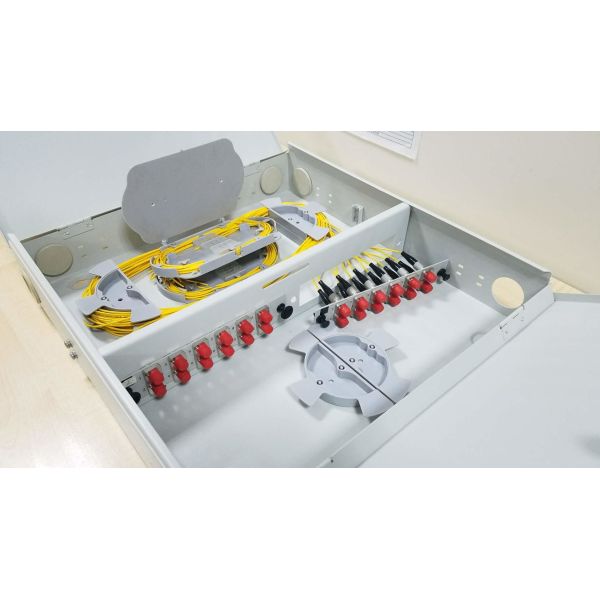 Quality Splicing 24 48 Port SC FC LC ST Fiber Optic Wall Mount Enclosures For CATV wholesale