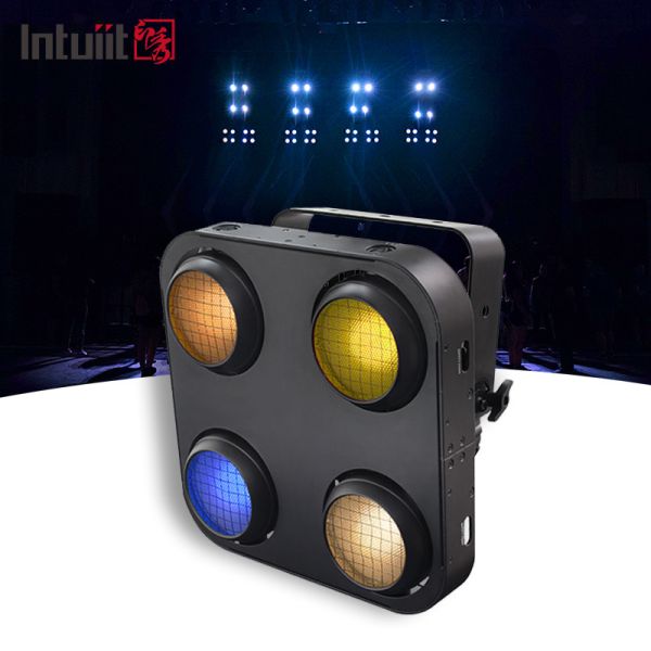Quality Ip65 4x90w Amber+Warm White RGB Led Cob Audience Blinder Light Outdoor Waterproof 4 Eyes wholesale