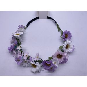 China Practical Flower Hair Ties Bobble Multicolor Fabric Material on sale